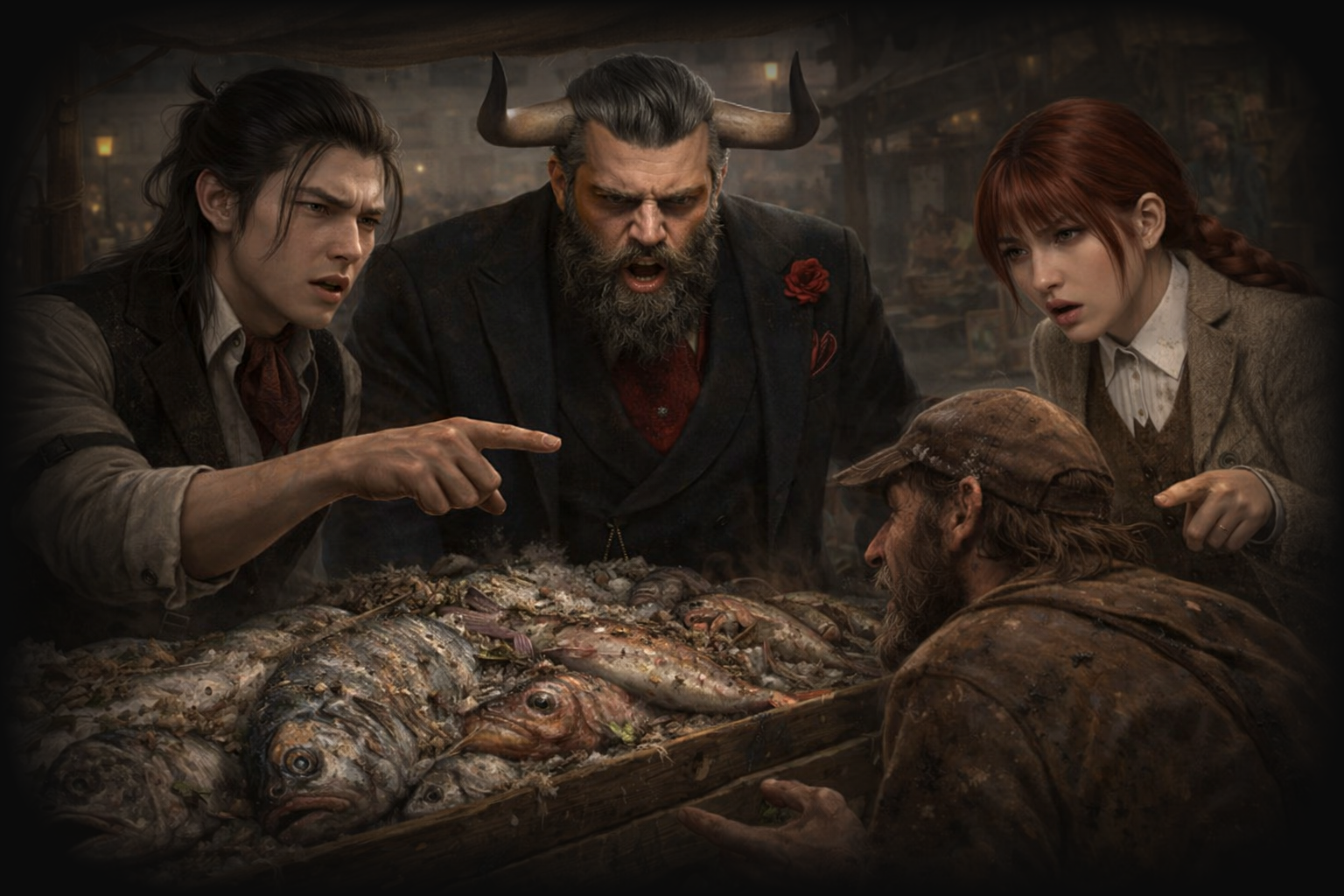 " ton  poisson  bah euhhh  ,  il est pas frais  "